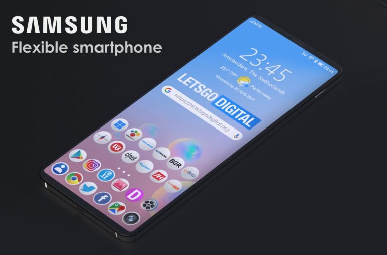 Смартфон-матрас — новый форм фактор от Samsung. Это лишь патент, но выглядит весьма занятно