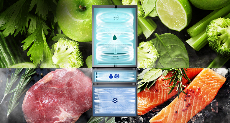 В России стартовали продажи инновационного холодильника Samsung RF5500K