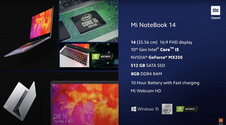 Xiaomi представила новейшие ноутбуки. Анонс Xiaomi Mi NoteBook 14 и NoteBook 14 Horizon Edition
