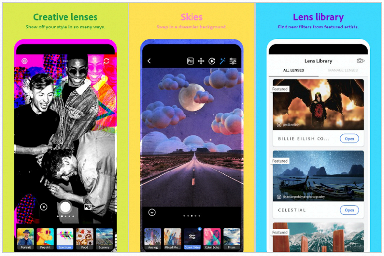 Бесплатные фильтры и эффекты Photoshop для смартфонов Android и iPhone. Adobe выпустила приложение Photoshop Camera