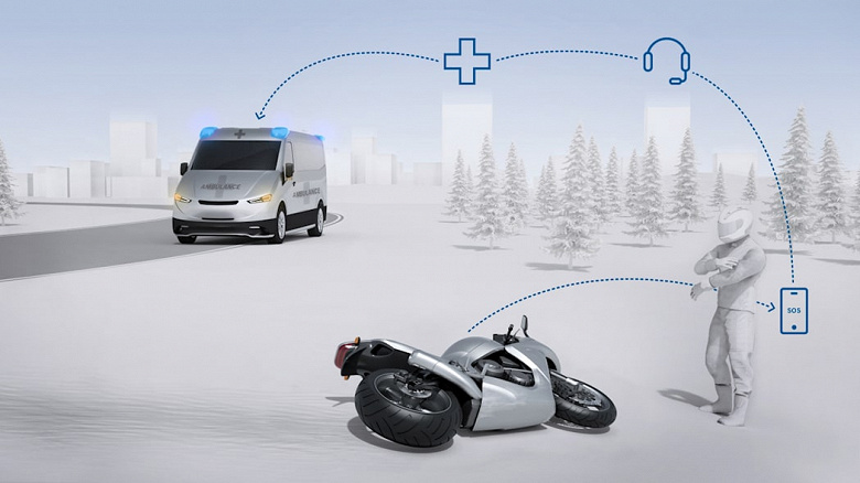 Bosch представила «цифрового ангела-хранителя» для мотоциклистов. Сервис Help Connect будет запущен в Германии