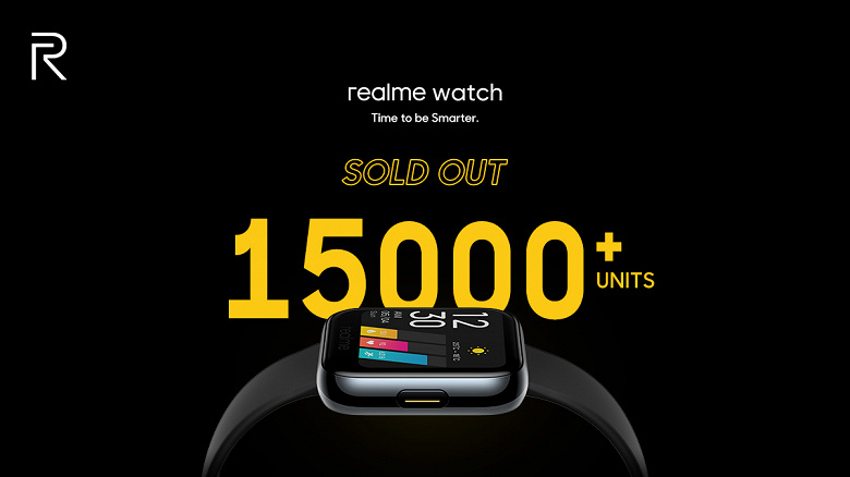 Новенькие Realme Watch оказались настоящим хитом. Первая партия разлетелась как горячие пирожки