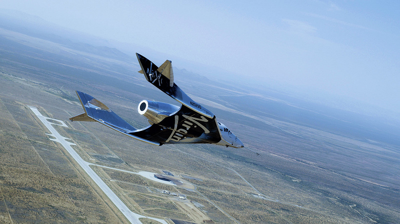 Космический корабль Virgin Galactic SpaceShipTwo совершил второй полет из космопорта «Америка»