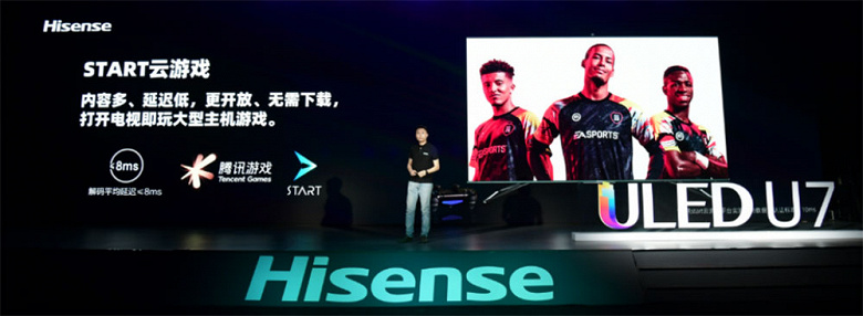 Представлен умный телевизор Hisense ULED U7 с экраном 120 Гц