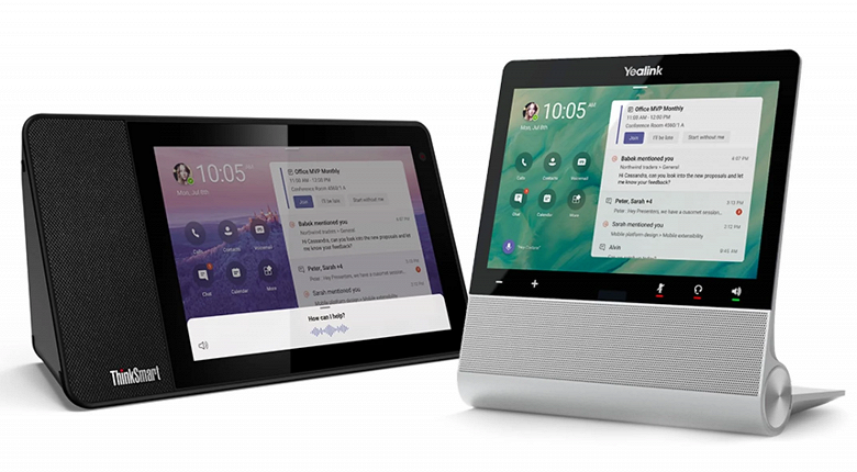 Microsoft представила «настольный телефон с сенсорным экраном»