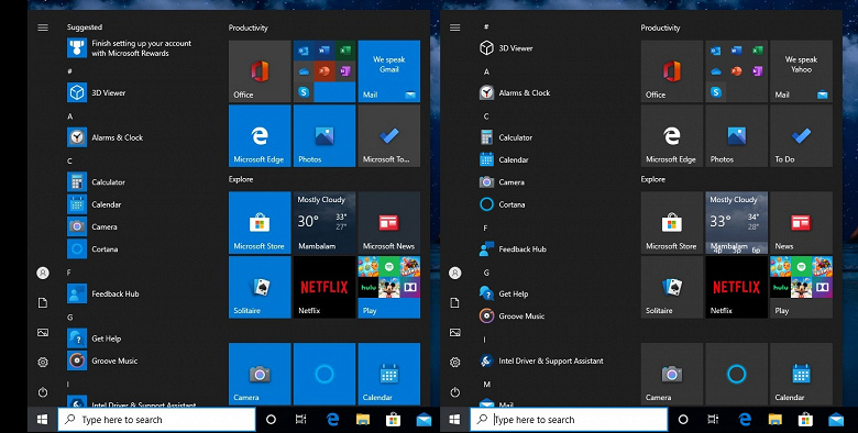 Новое меню «Пуск» Windows 10 в подробностях. Интерфейс стал проще, аккуратнее и универсальнее