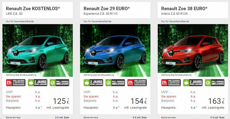 Электромобили в Европе продаются за копейки