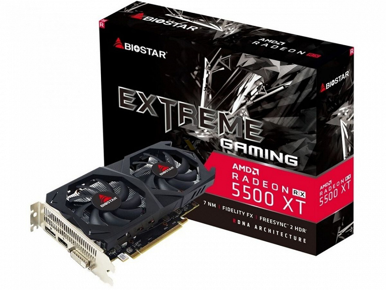 Семейство Biostar Extreme Gaming пополнили две видеокарты серии Radeon RX 5000