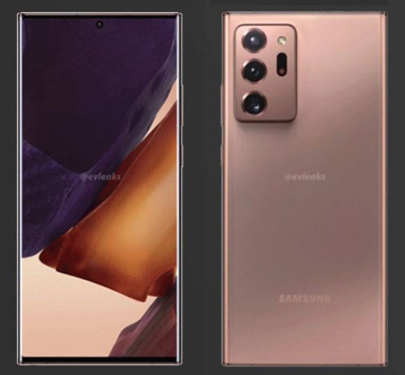 Главный смартфон Samsung второго полугодия 2020 года на изображении со всех сторон
