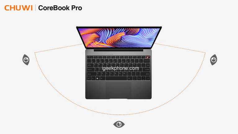 Представлен ноутбук Chuwi Corebook Pro со 100-процентным охватом цветового пространства sRGB