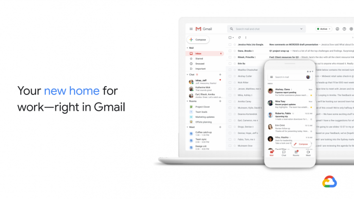 Полностью новый Gmail сделает работу из дома удобной