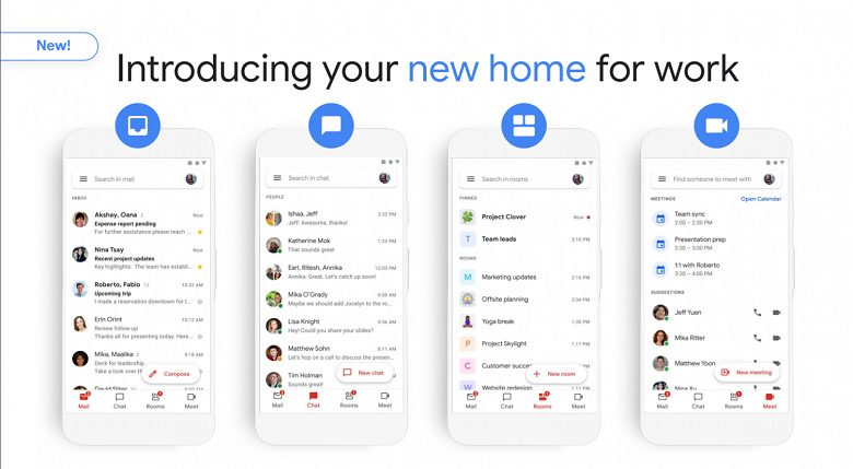 Полностью новый Gmail сделает работу из дома удобной