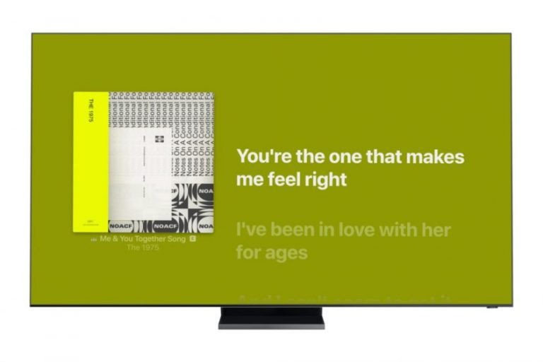 Российские телевизоры Samsung Smart TV получили синхронизированные тексты песен Apple Music