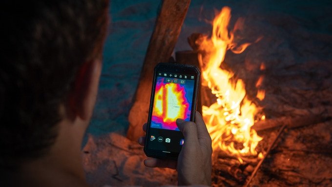 Уникальный смартфон с тепловизионной камерой Ulefone демонстрирует свою главную особенность