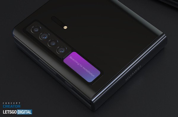 Смартфон-раскладушка Huawei Mate V на концептуальных рендерах