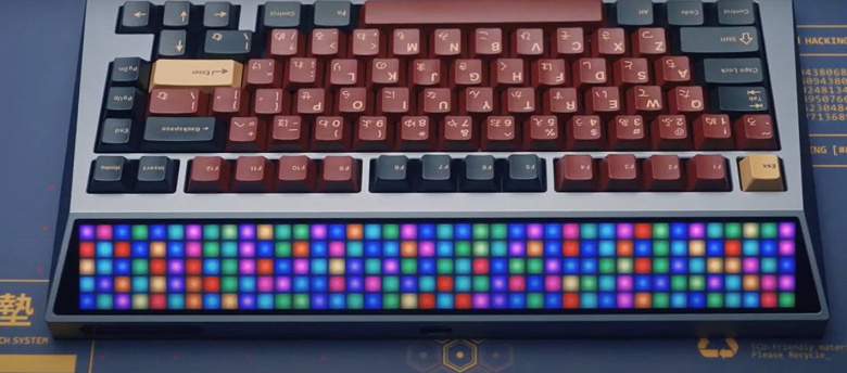 Представлена механическая клавиатура Cyberboard в духе Tesla Cybertruck 