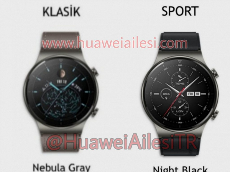 Умные часы Huawei Watch GT2 Pro на официальных изображениях