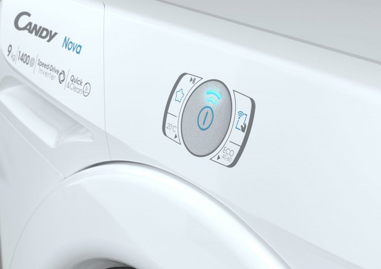Candy представила стиральную машину Nova с управлением со смартфона и через Amazon Alexa или Google Home