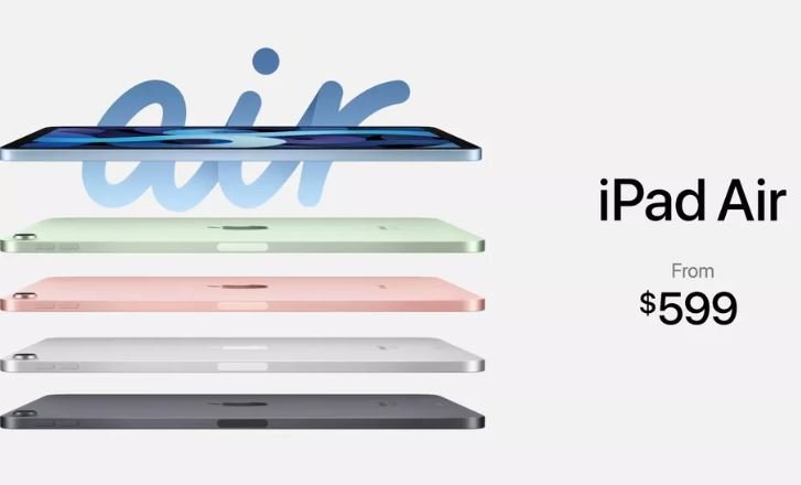 Представлен iPad Air 4 — c дизайном iPad Pro, портом USB-C, поддержкой быстрой зарядки и боковым сканером отпечатков