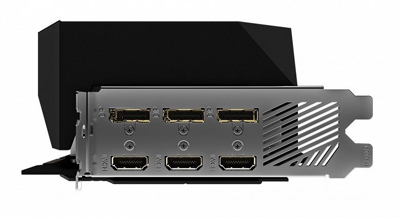 Gigabyte выпустила гигантские Aorus GeForce RTX 3080 и RTX 3090, которые занимают около четырёх слотов расширения