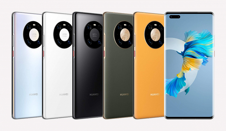 Линейка Huawei Mate 40 на официальных рендерах за час до премьеры