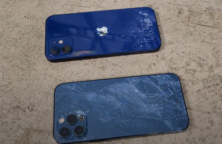 iPhone 12 проверили падением на бетонный пол. Смартфон действительно очень крепкий