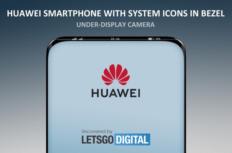 Скрытая фронтальная камера уже не интересно, Huawei пойдёт дальше. Системные значки переедут на рамки