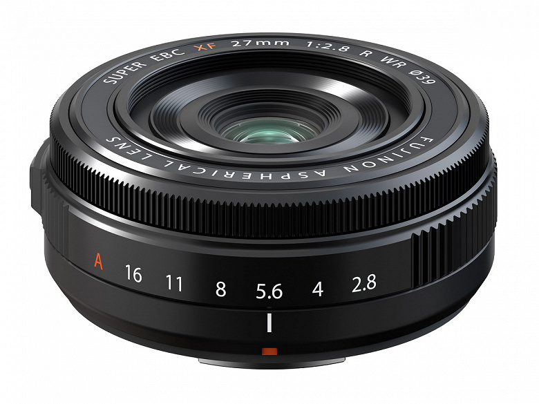 Представлен объектив Fujinon XF27mmF2.8 R WR