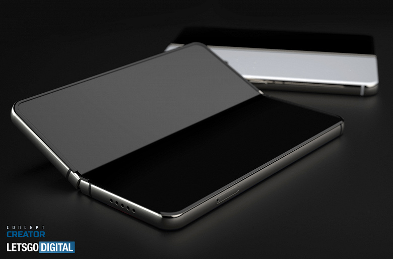 Красивая визуализация Samsung Galaxy Z Fold 3 со стилусом S Pen за несколько месяцев до анонса