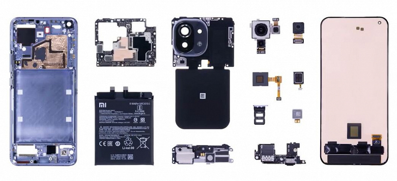 Тройная камера единым модулем и система охлаждения, к которой есть вопросы. Официальная разборка Xiaomi Mi 11