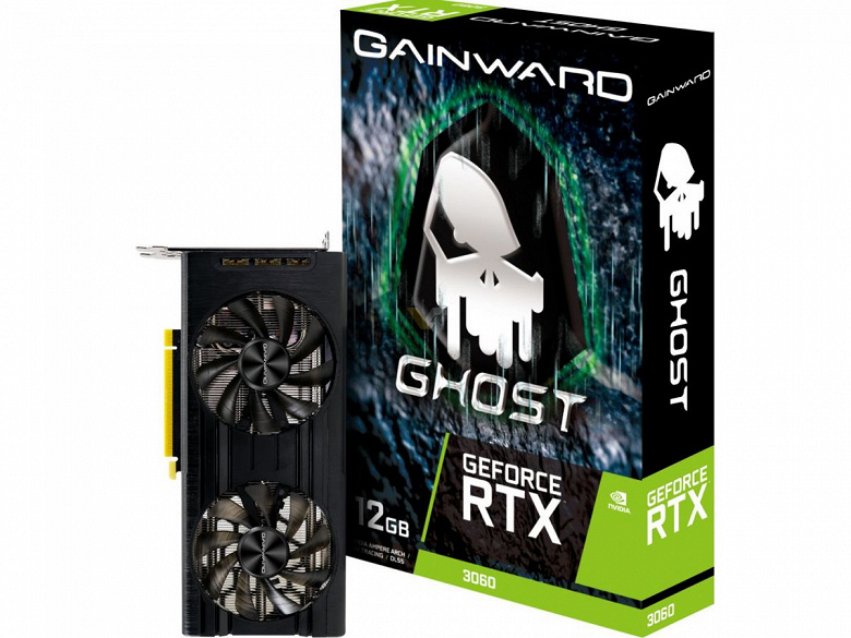 У Gainward готово четыре варианта GeForce RTX 3060