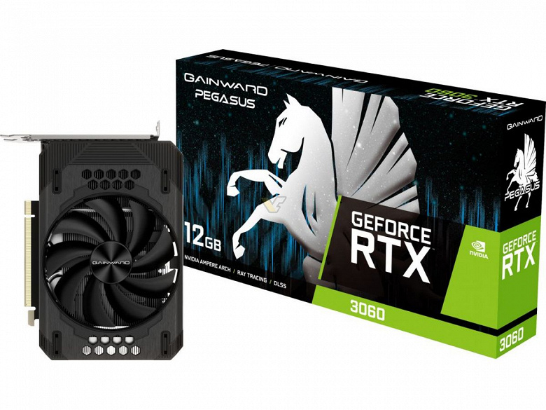 У Gainward готово четыре варианта GeForce RTX 3060