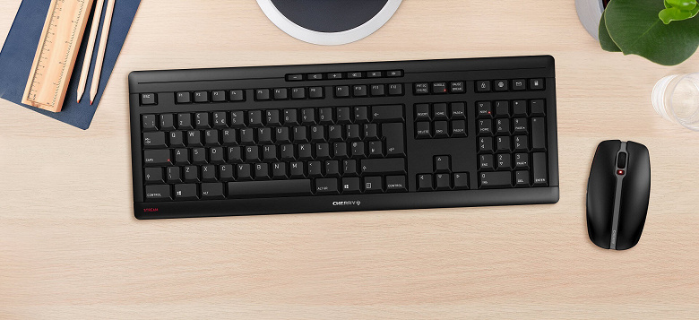Комплект Cherry Stream Desktop включает клавиатуру и мышь