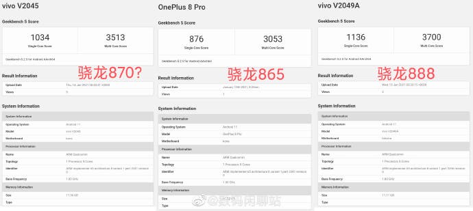 Почти как Snapdragon 888, только дешевле. В Сети, похоже, впервые засветилась SoC Snapdragon 870