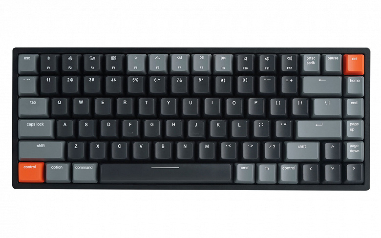 Беспроводная механическая клавиатура Vissles V1 не имеет блока цифровых клавиш