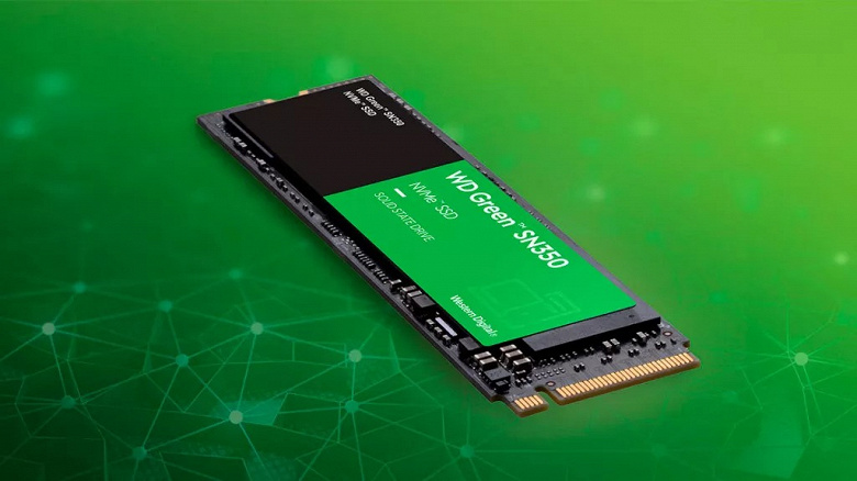 В твердотельных накопителях WD Green SN350, похоже, используется память QLC NAND