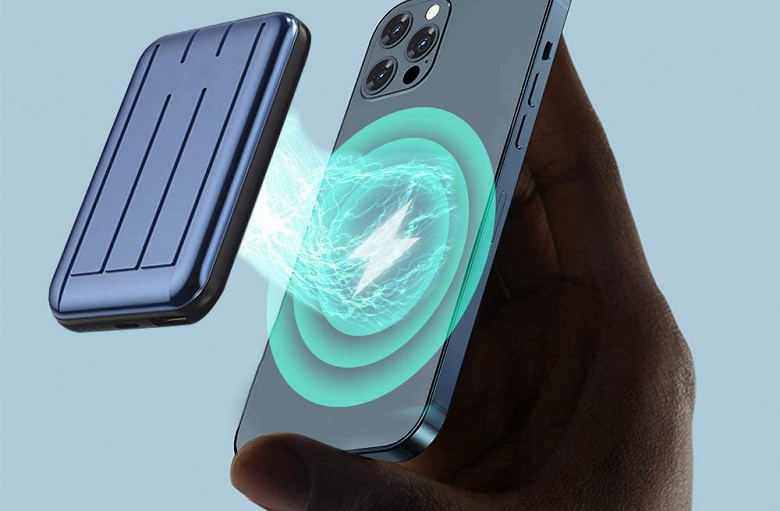 Apple готовит магнитный внешний аккумулятор, который будет заряжать iPhone посредством MagSafe