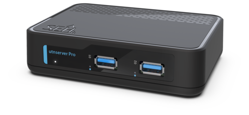 Оснащение сервера USB-устройств utnserver Pro включает порт Gigabit Ethernet и два порта USB 3.0 Gen 1