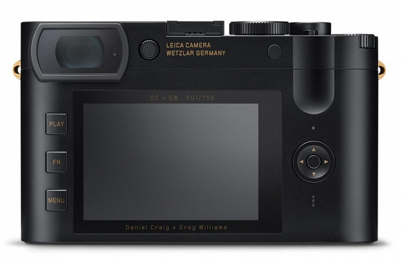Камера Leica Q2 Daniel Craig x Greg Williams оценена в 6995 долларов
