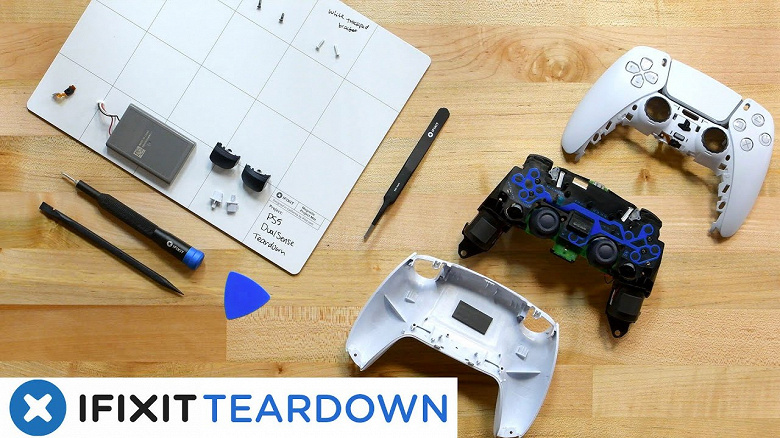 iFixit: быстрая поломка DualSense для Sony PlayStation 5 заложена производителем компонентов