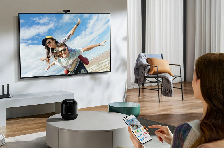 55 inches, 4K, HarmonyOS, 13MP camera, and NFC for $ 265.  Huawei Smart Screen SE Smart TVs Become Best Sellers on JD.com and Tmall