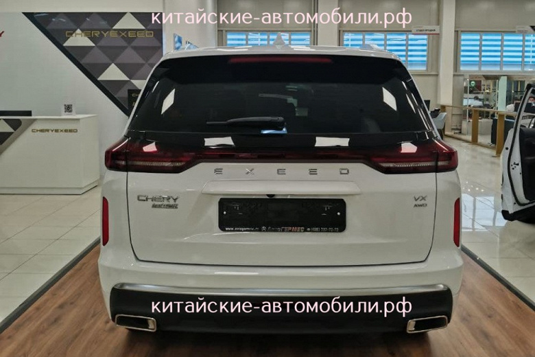 Luxury и President — российские комплектации премиального китайского кроссовера Chery Exeed VX