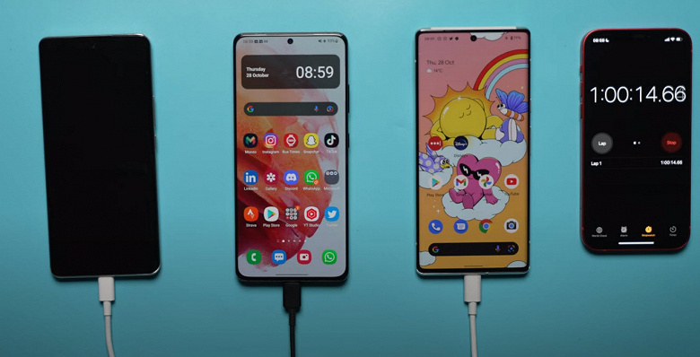 Google Pixel 6 Pro, Samsung Galaxy S21 Ultra и Honor 50 сошлись в интересном сравнении. Новый флагман Google заряжается целых 2 часа