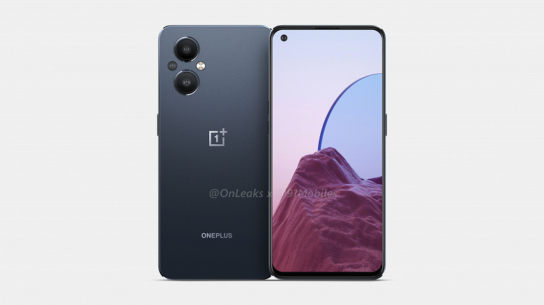 The OnePlus Nord N20 5G, similar to the iPhone 12, has been shown in quality renders.  It will receive SoC Snapdragon 695 5G, 48-megapixel camera and AMOLED screen
