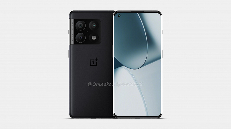 AMOLED 3K screen, Hasselblad triple camera with 5x optical zoom, 5000mAh, 125W and unique styling.  Quality renders of OnePlus 10 Pro published