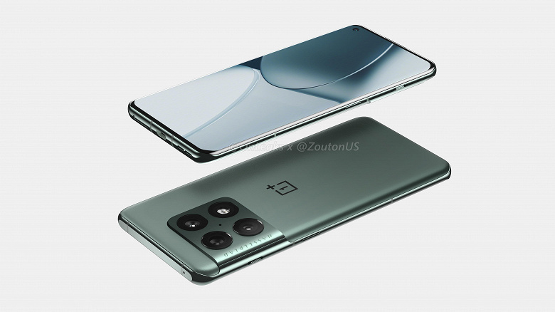 AMOLED 3K screen, Hasselblad triple camera with 5x optical zoom, 5000mAh, 125W and unique styling.  Quality renders of OnePlus 10 Pro published