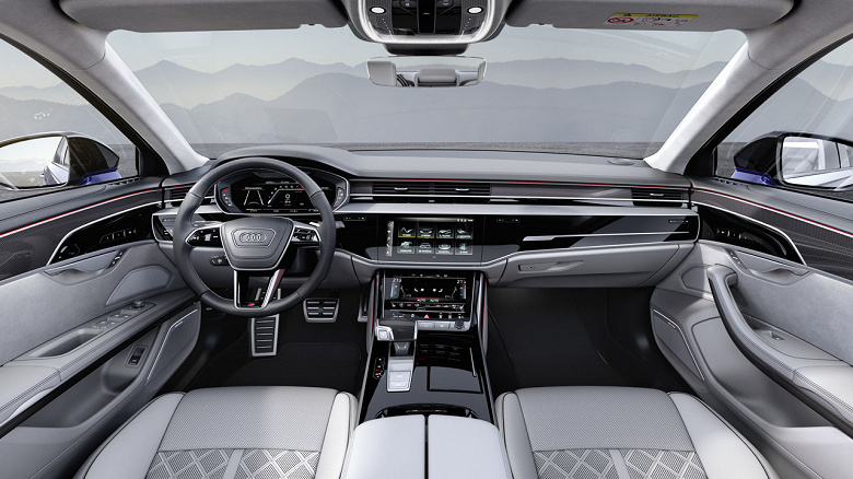 Introduced new Audi A8 with state-of-the-art technology and acceleration from 0 to 100 km / h in 3.8 seconds