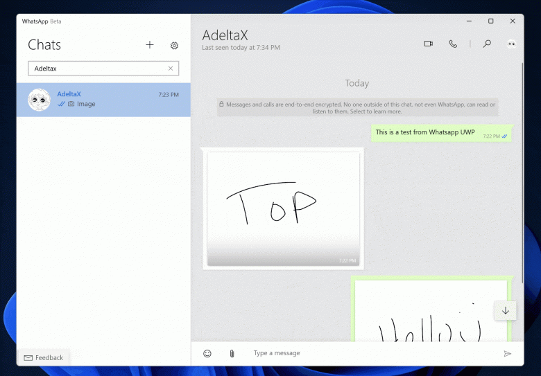 The brand new WhatsApp for Windows launches in just 1 second and supports drawings.  There will also be a version for macOS