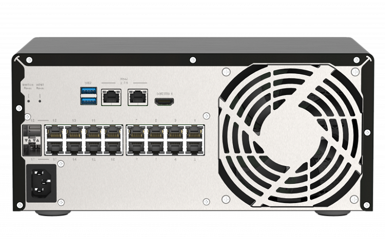 Сервер Qnap NVR QVP-41B предназначен для систем сетевого видеонаблюдения