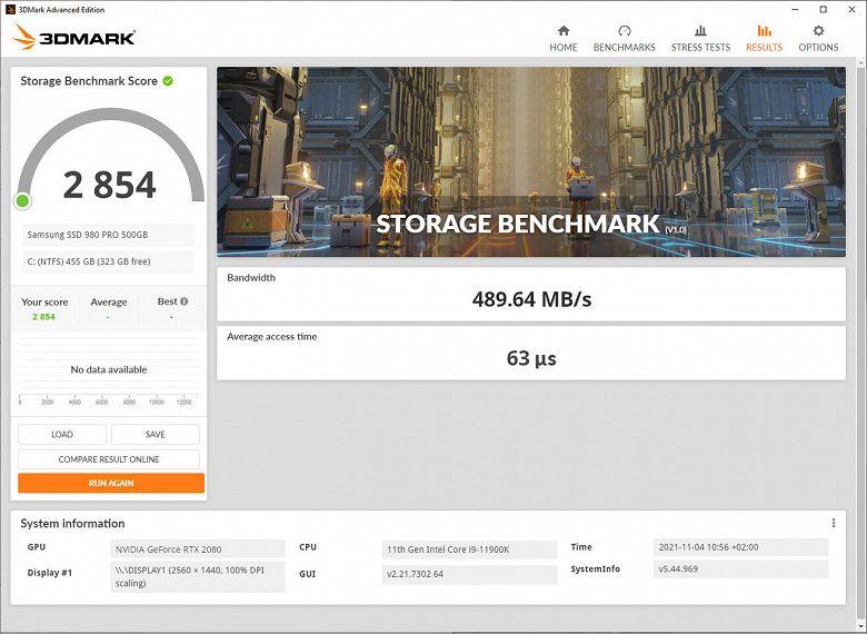 3DMark Storage Benchmark released